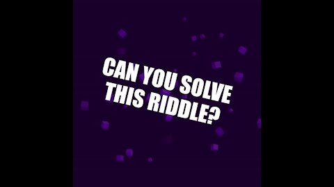 Can you solve the riddle [GMG Originals]