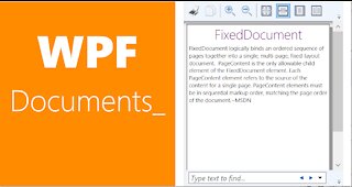 WPF Documents | Fixed Document | Documents in WPF