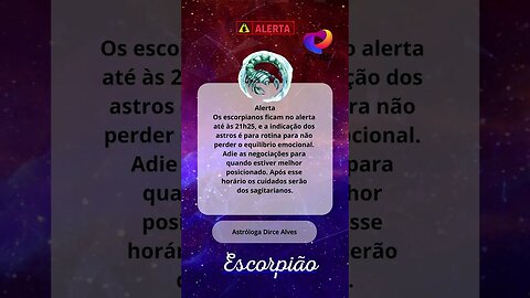 #HORÓSCOPO DE #ESCORPIÃO 27/07/23 - VOCÊ ESTÁ NO #ALERTA! CONFIRA AQUI! #shorts