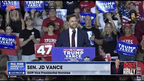 JD Vance Holds MAGA Rally in Newton, Pennsylvania [Full Speech]