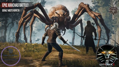 Geralt vs Arachas! Epic Showdown Before Meeting Iorveth! 🕷⚔️ #witcher2 #gaming #walkthrough #games