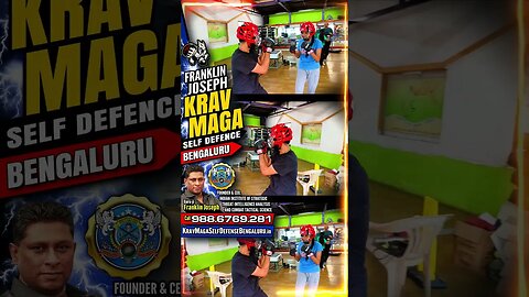 Self Defense (Bangalore) Krav Maga Franklin Joseph for all Men, Women, Teen & Kids #KravMaga #Shorts