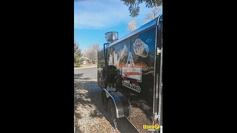 2023 7' x 16' Interstate Kitchen Food Trailer with Fire Suppression System for Sale in Colorado