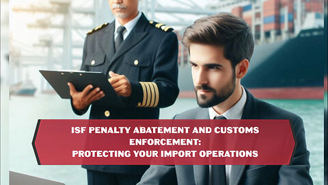 Navigating ISF Penalties: How to Avoid Customs Enforcement Actions