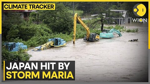 Tropical Storm Maria hits Japan with record rain, transport disrupted | WION Climate Tracker