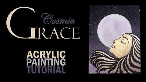 Cosmic Grace Easy Acrylic Painting Tutorial