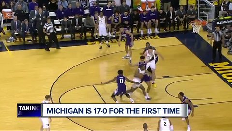 Michigan is 17-0 for the first time in program history