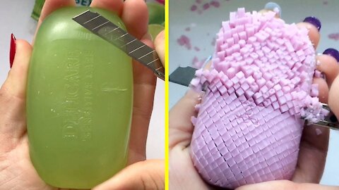 Soap Carving ASMR ! Relaxing Sounds ! (no talking) Satisfying