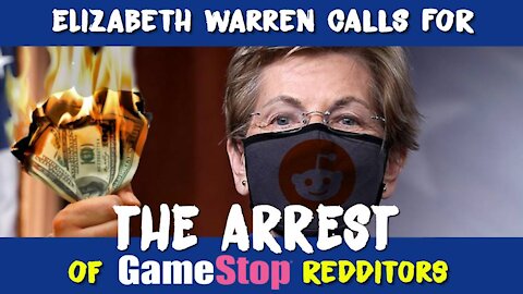 Breaking! Elizabeth Warren Calls For The Arrest of GameStop Redditors!