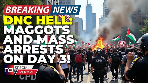 🚨BREAKING: DNC Day 3 MAYHEM! Maggots, Flag Burnings, and Mass Arrests!🚨