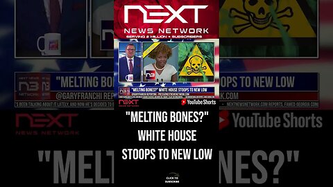 "Melting Bones?" White House Stoops to NEW LOW #shorts