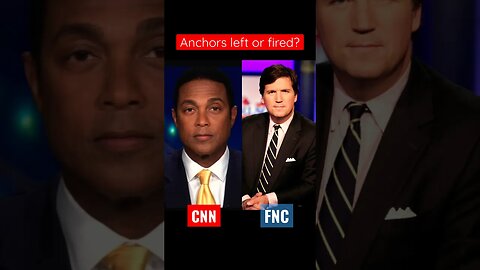 Lemon & Tucker gone. #tucker #tuckercarlson #donlemon #foxnews #cnn