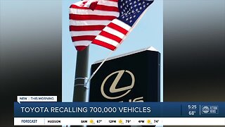 Toyota, Lexus recall nearly 700,000 vehicles to fix faulty fuel pumps