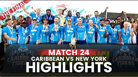 Caribbean Tigers vs New York Strikers | Match 24 | The Final | MAX60