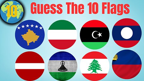 Guess The Flags By Flag Quiz | Hard Challenge | Time 10 sec |