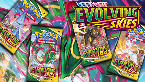 Opening More Pokémon Evolving Skies Booster Packs!