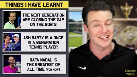 Is Barty Underated Nadal is the GOAT Things We've Learnt from Australian Ope