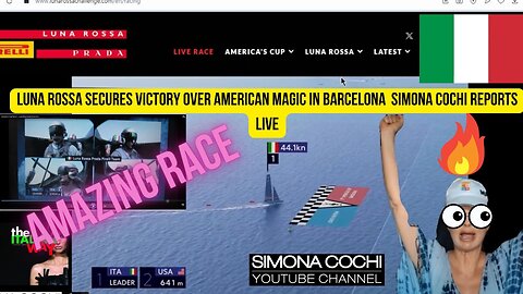 blocked on Youtube - Amazing Race! America's Cup Luna Rossa Secures Victory Over American Magic