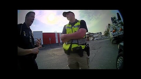 Full Body Camera Video - Man accused of impersonating a police officer in Whitehall