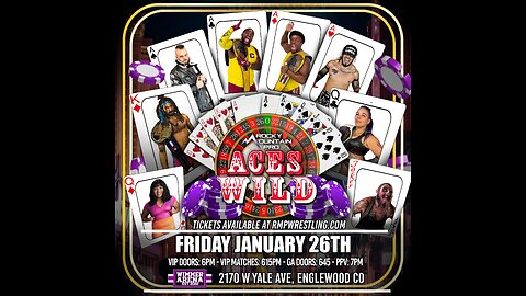 LIVE PRO WRESTLING: Rocky Mountain Pro ACES WILD Pre Show