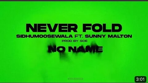 NEVER FOLD | NO NAME | SIDHU MOOSEWALA| SUNNY MALTON (ENGLISH SUBTITLE)