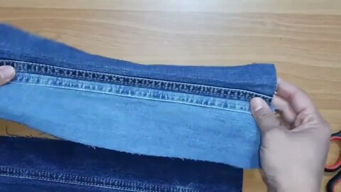 DIY: old jeans CLUTCH BAG