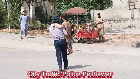 Police Officer - our duty to serve you City Traffic Police Peshawar