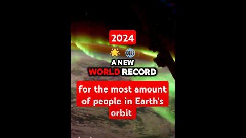 People in Earth's orbit at one and the same time - a new world record (2024)