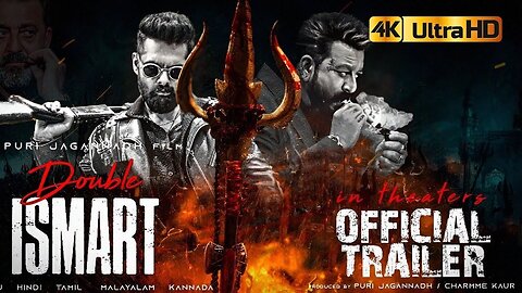 Double ISMART Trailer ( Telugu) | Ram Pothineni | Sanjay Dutt | Puri Jagannadh | AUGUST 15th RELEASE