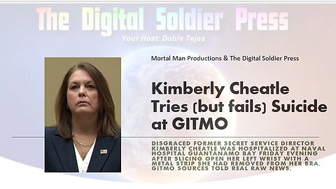 Kimberly Cheatle Tries (but fails) Suicide at GITMO