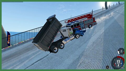 TruckFails | Trucks Fails + Several Explosions #63 | BeamNG.Drive |TrucksFails