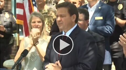 Governor DeSantis Holds Press Conference on Police Funding 5/5/21