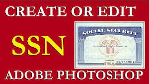 How to Edit SSN Card (Social Security Number) | Driving License | Bank Statement