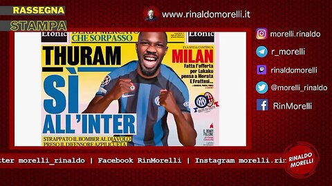 Rassegna Stampa 24.6.2023 #387 - THURAM sceglie l'INTER, MILAN beffato (davvero?), Olimpia Campione!