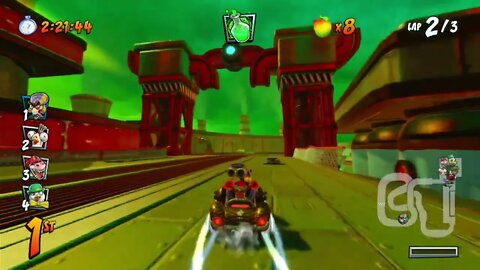 Assembly Lane Mirror Mode Nintendo Switch Gameplay - Crash Team Racing Nitro-Fueled