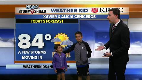 Meet Xavier and Alicia Ceniceros, our NBC26 Weather Kids of the Week!