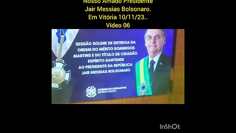 Nosso Amado Presidente Jair Messias Bolsonaro 10/11/23