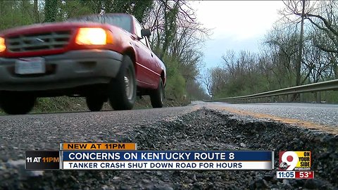 Tanker crash revives concerns about Kentucky Route 8