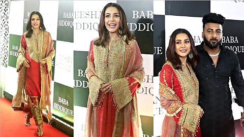 The Queen Shehnaaz Kaur Gill arrives with brother Shehbaz at Baba Siddique's Iftaar Party 2023