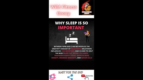 🔥Why sleep is so important🔥#shorts🔥#viralshorts🔥#fitnessshorts🔥#wildfitnessgroup🔥