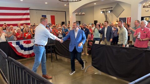 Senator Ted Cruz and MO AG Eric Schmitt at Republican Rally - Dardenne MO