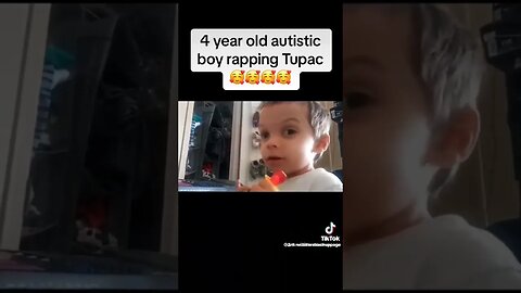 4-year-old autistic white boy raps Tupac's dear Mama 👏🏾👏🏾