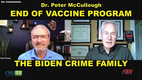 U.S. VACCINE PROGRAM IS VIRTUALLY OVER - THE BIDEN CRIME FAMILY