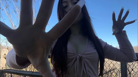 Lofi ASMR Outside | Hypnotic Hand Movements