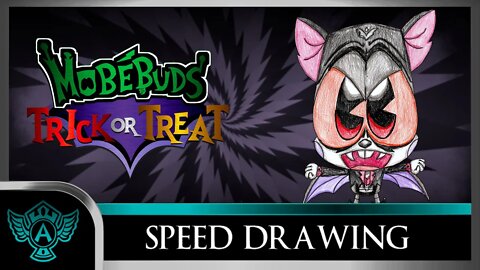 Speed Drawing: MobéBuds Trick or Treat - Vampmale | A.T. Andrei Thomas 2022