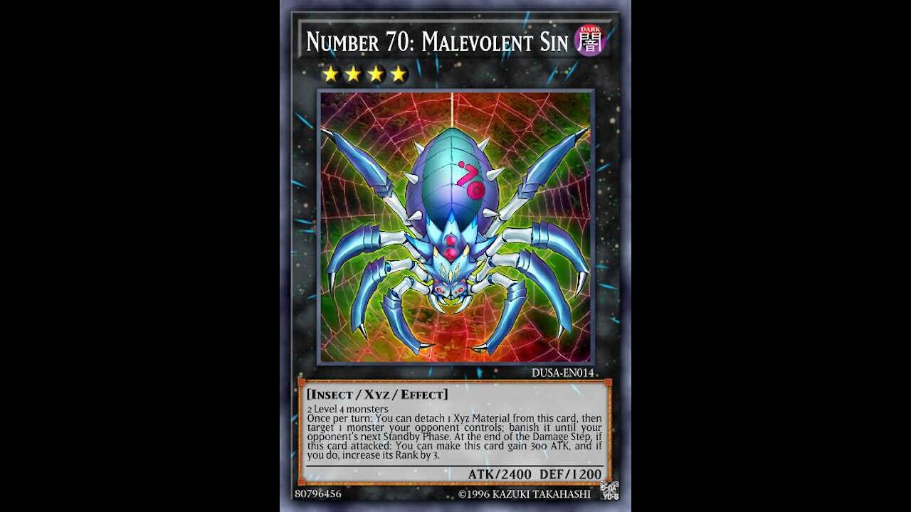 Yu-Gi-Oh! Duel Links - Number 70: Malevolent Sin Gameplay (Box #32