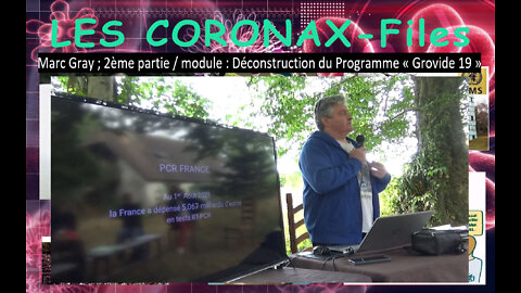 Marc Gray ; 2ème partie / module : Déconstruction du Programme « Grovide 19 »