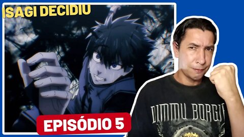 React BLUELOCK Episódio 5 PTBR | Isagi foi insano e DECIDIU