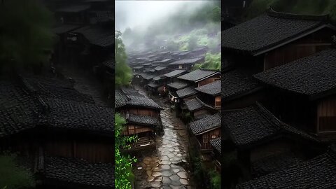 深度放松：雨声助眠，古城雷声雨声催眠曲让你在大自然中享受深度睡眠，恢复精力BGM#rain #rainsounds #sleep #sleepmusic #shorts #shortsvideo