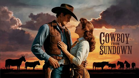 COWBOY FROM SUNDOWN (1940) Tex Ritter, Patty Moran & Roscoe Ates | Western | B&W